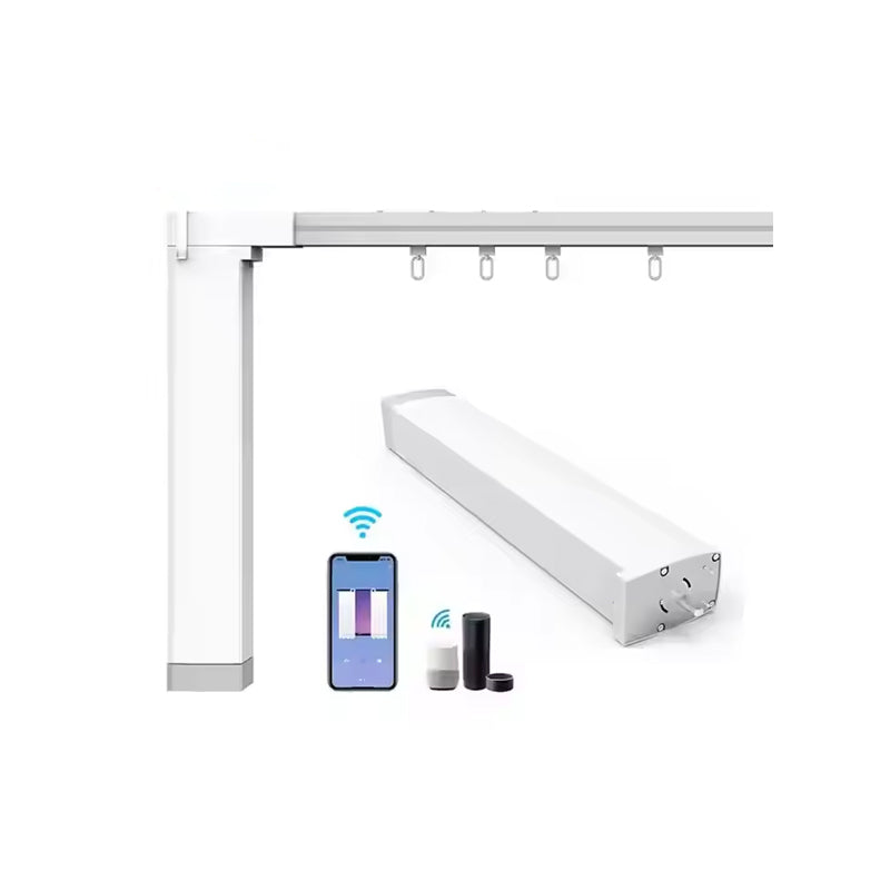 SmartTech Tuya Smart Custom Cut to length Curtain Tracks WiFi or Zigbee Available