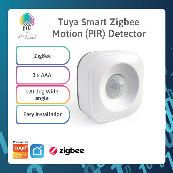 SMART TECH® Zigbee Tuya Human Body Sensor Wireless Smart PIR Motion Sensor Zigbee Use With Gateway Tuya Smartlife