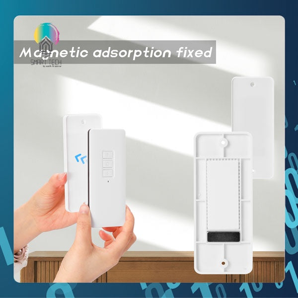 SMART TECH® Tuya Zigbee Roller Blind - internal Battery - Smart Motorized Chain Driver Pull Bead Electric Curtain