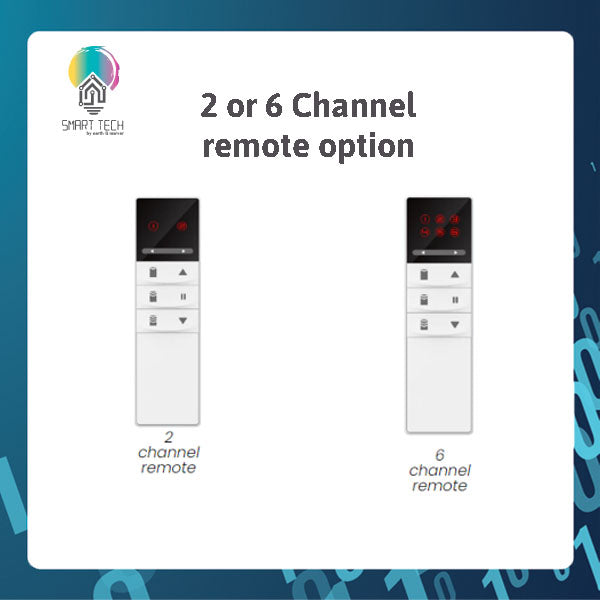 SMART TECH® Tuya Smart WiFi Custom Cut Roller Blind motor solution system