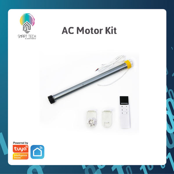 SMART TECH® Tuya Smart WiFi Custom Cut Roller Blind motor solution system