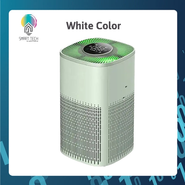 SMART TECH® Tuya Smart Air Purifier Active Carbon HEPA-13 App remote control with white noise lullaby