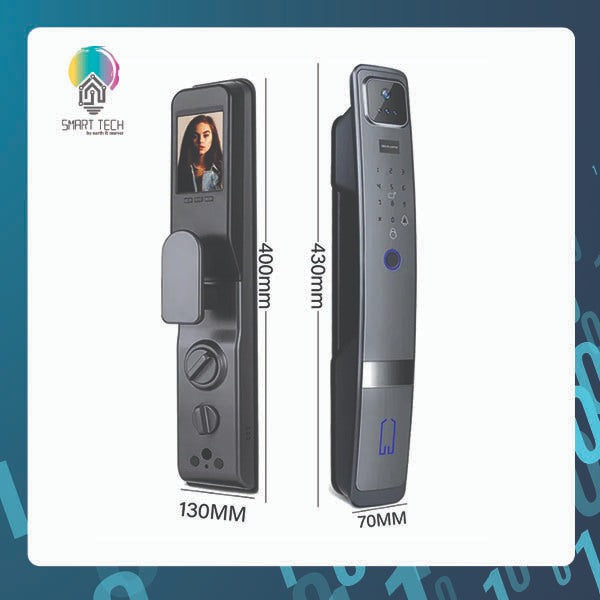 (Local Stock) Tuya Smart Digtial Door /Synchronize opening Door and Gate lock set. Fingerprint and Facial for Door Lock.