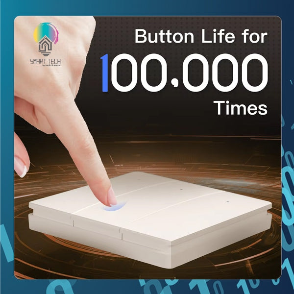 Smart Life Tuya Smart ZigBee Self Power Scene Switch No Battery No Wiring Kinetic Energy Control