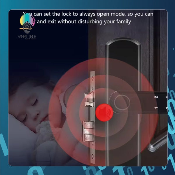 ( Local Stock ) HDB Gate Lock Smart Tech Tuya Smart Bluetooth Dual Fingerprint Gate lock