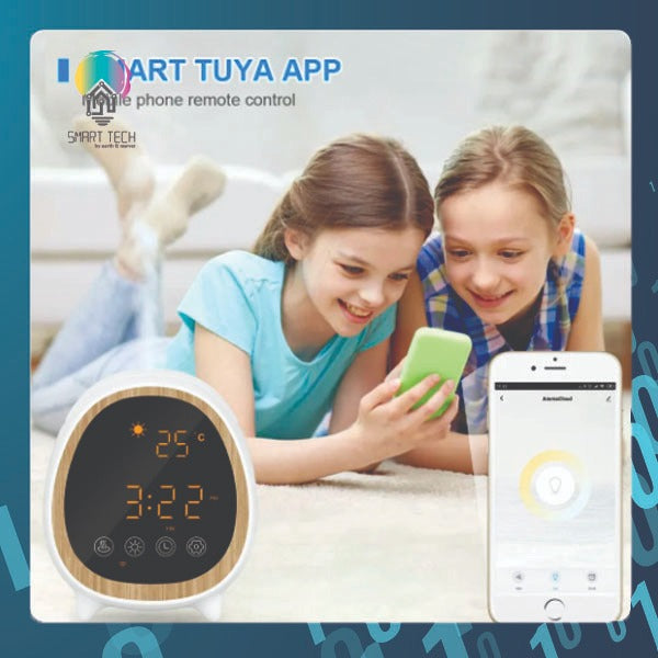 Smart Tech Tuya / Smartlife Aroma Diffuser with Clock , Alarm , Weather , Temperature WiFi 2.4Ghz