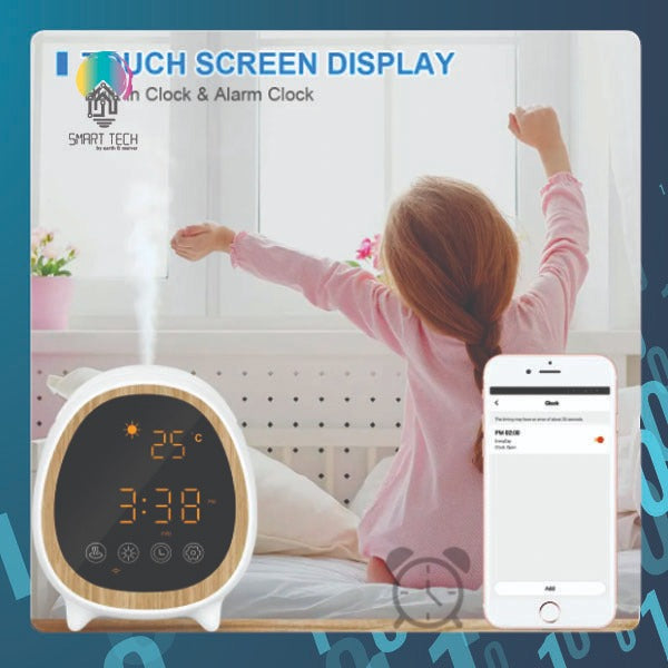 Smart Tech Tuya / Smartlife Aroma Diffuser with Clock , Alarm , Weather , Temperature WiFi 2.4Ghz