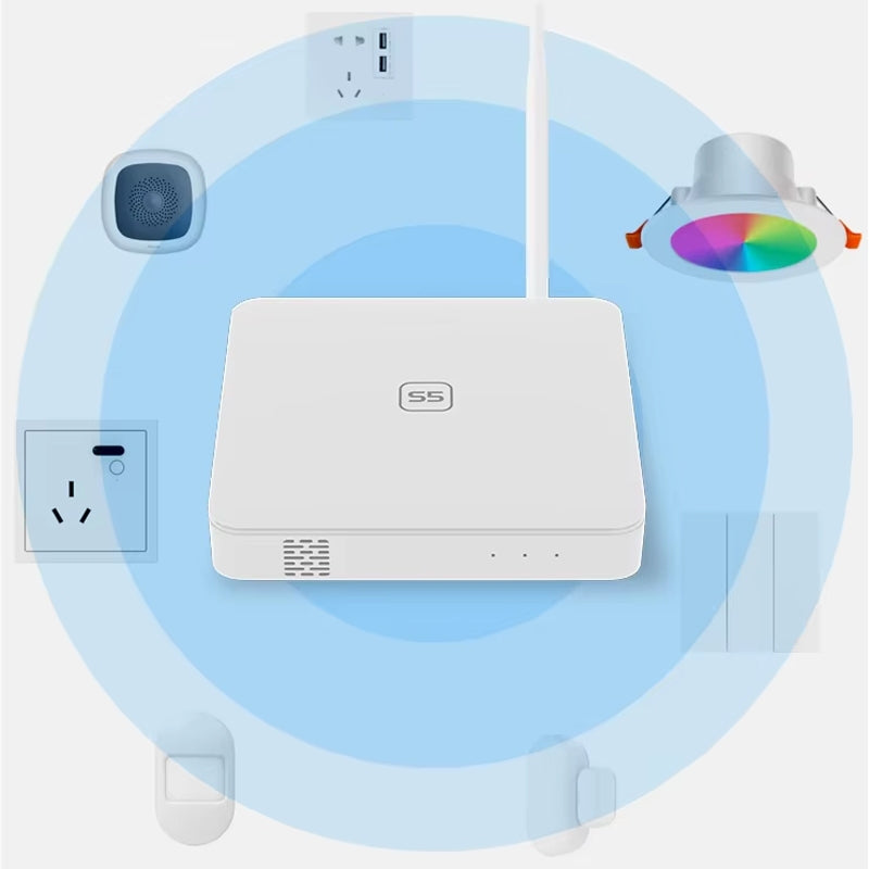 Smart Tech Tuya Multi Mode Gateway Wireless External Antenna ZIGBEE 3.0 BLE MESH Smart Home Hub