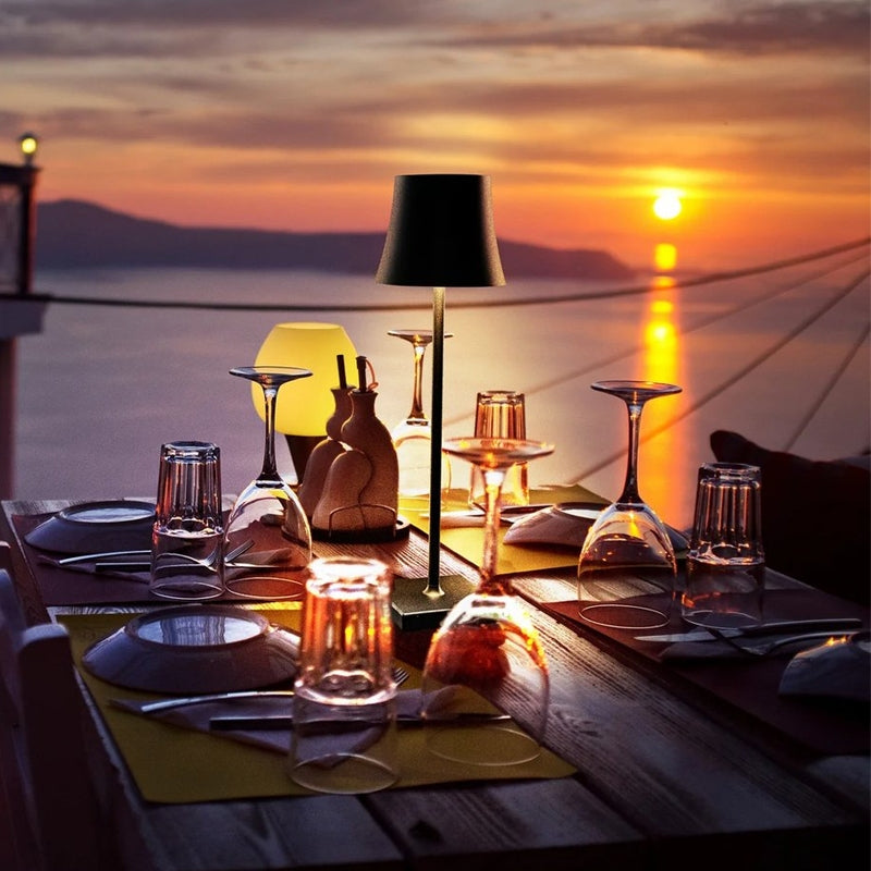 Smart Tech Ambient Table Lamp With Adjustable Brightness, Changeable Colours Type C charging