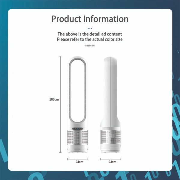 Smart Tech Tuya / Smart Life Bladeless Standing Fan