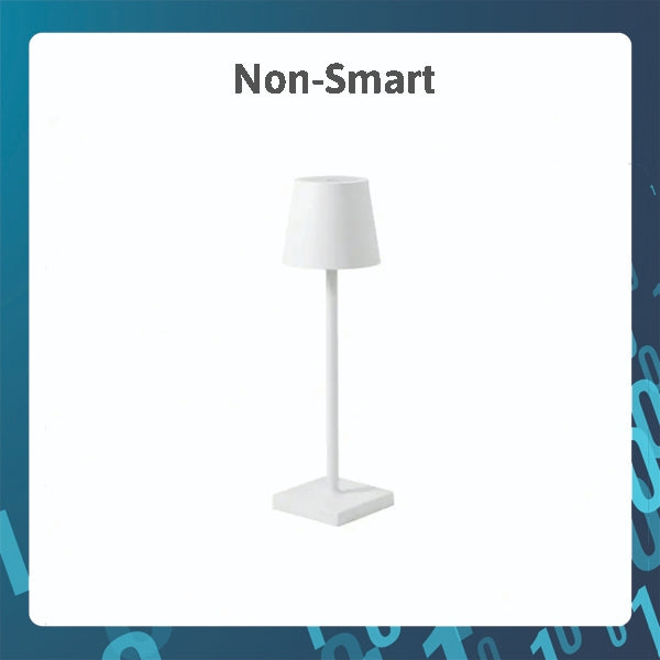 Smart Tech Ambient Table Lamp With Adjustable Brightness, Changeable Colours Type C charging