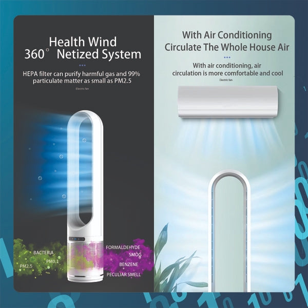 Smart Tech Tuya / Smart Life Bladeless Standing Fan