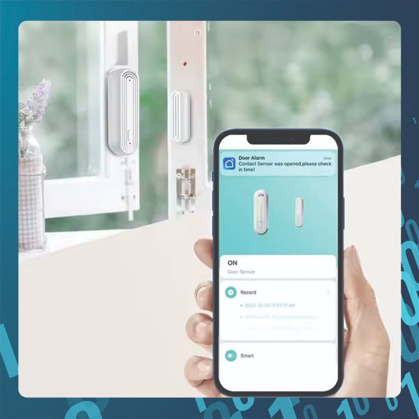 Smart Tech Tuya Smart WiFi Contact Sensor / Door senser with alarm Smart life APP