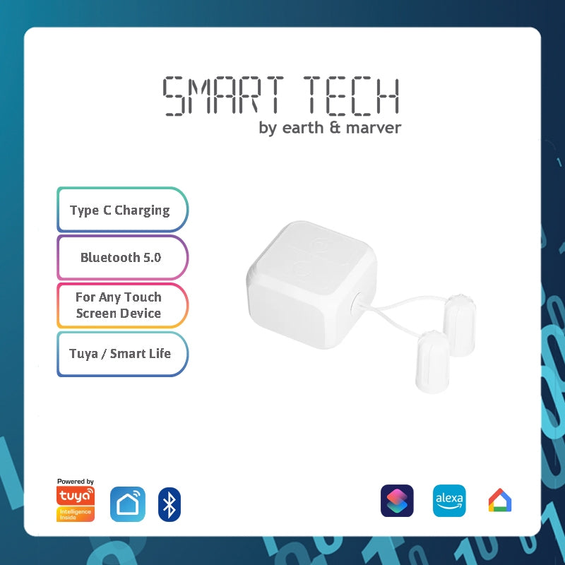Smart Tech Fingerbot – Auto Touch Screen Robot for Smartphones, Tablets, Elevators & IoT Devices | App Contro