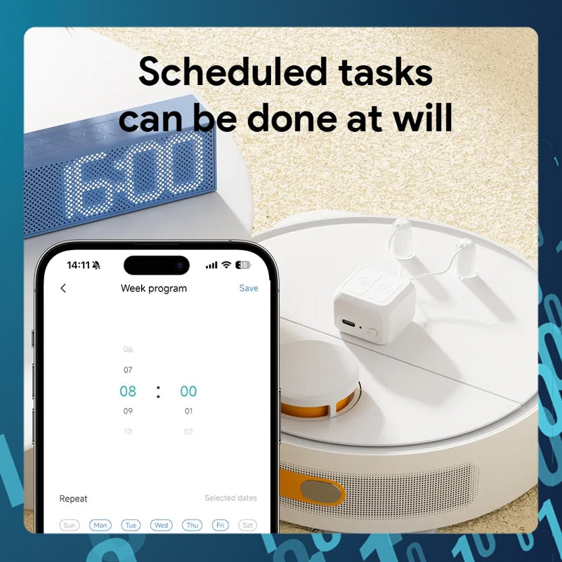 Smart Tech Fingerbot – Auto Touch Screen Robot for Smartphones, Tablets, Elevators & IoT Devices | App Contro