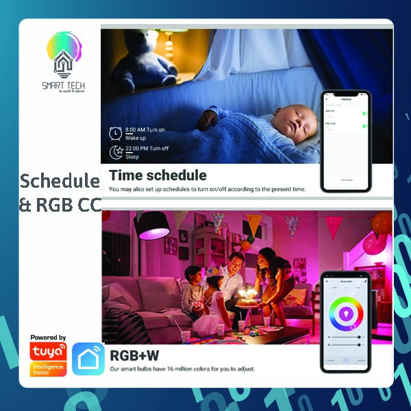 SMART TECH® Wifi Smart GU10 5W Light Bulb Spotlight Light Lamp RGBWC LED Bulb Google Home Tuya  Smart Life RGB Coolwhite Warmwhite