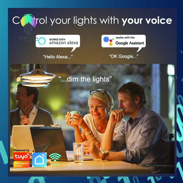 SMART TECH® Wifi Smart MR16 5W Light Bulb RGBCW LED  Coolwhite Warmwhite