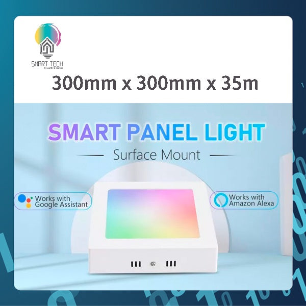 SMART TECH® Tuya Smart WiFi ceiling lights with RGBCW Warm white and Cool White dimmable