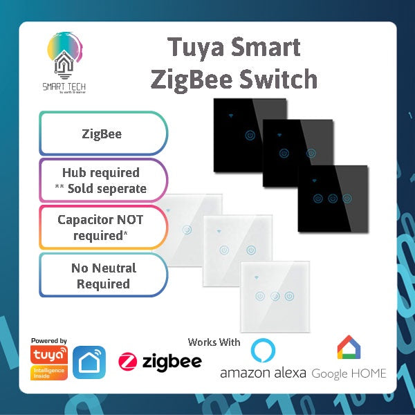 SMART TECH® Smart Switch Tuya Smartlife ZigBee