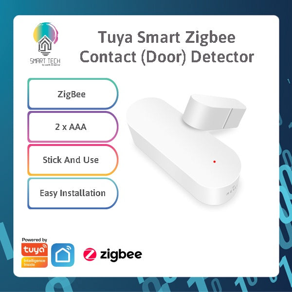 SMART TECH® Tuya ZIGBEE Door Open Contact Sensor