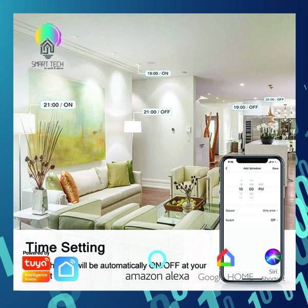 SMART TECH® Tuya Smart Bulb RGB + Warm White