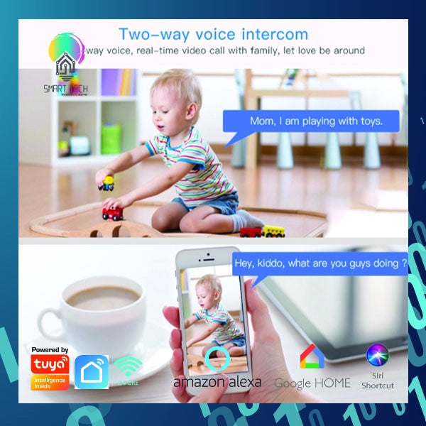 SMART TECH® Tuya wifi CCTV