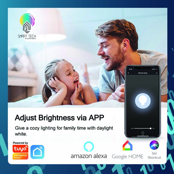 SMART TECH® Tuya Smart Bulb RGB + Warm White