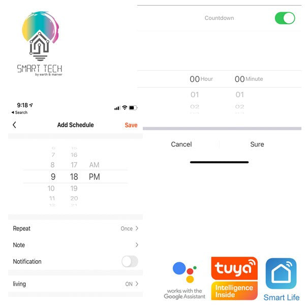 SMART TECH® Tuya Smart Light Switch