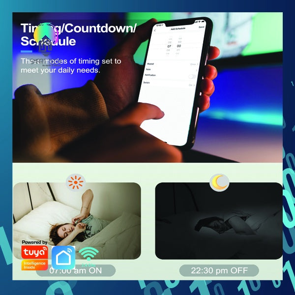 SMART TECH® Tuya Smart Bulb RGB + Warm White