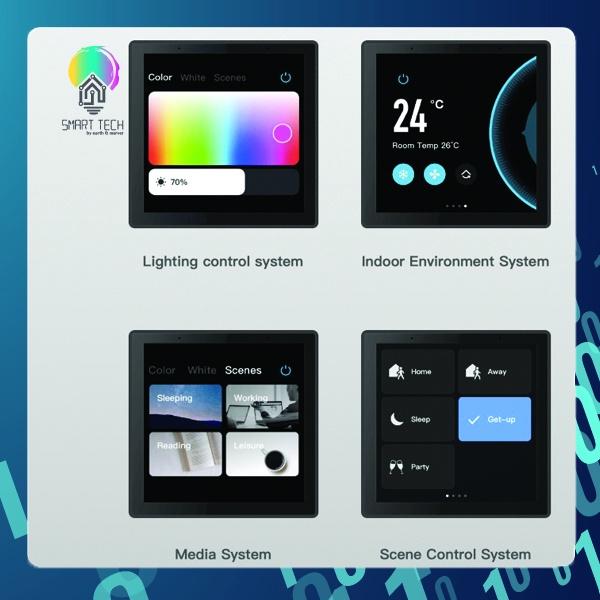 Tuya Smart Command Center / Control Panel / 2 gang switch /wifi / zigbee/ android IOS/light switch/Smartlife