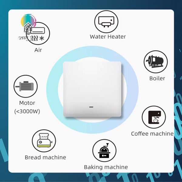 SMART TECH® Tuya Smart Heater switch 20A / Boiler Switch  4400W / High Power Water Heater switch