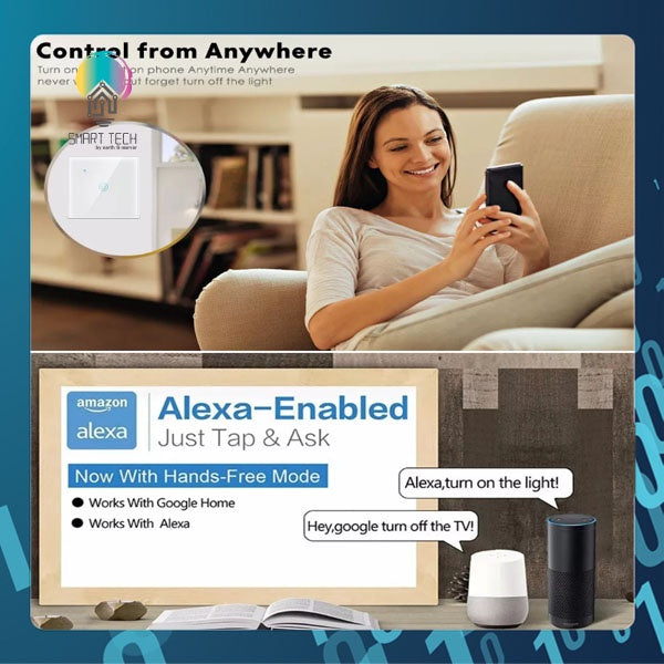 SMART TECH® Smart Switch Tuya Smartlife ZigBee