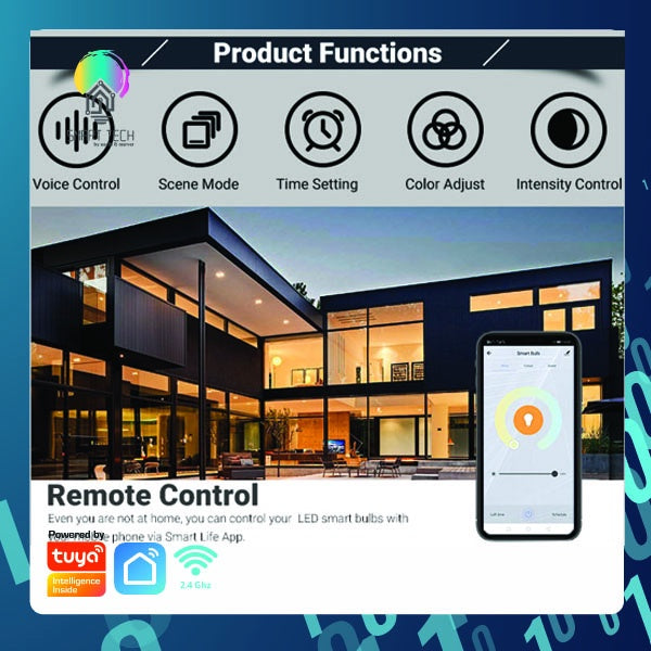 SMART TECH® Wifi Smart MR16 5W Light Bulb RGBCW LED  Coolwhite Warmwhite