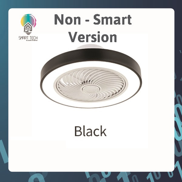 Tuya Smart Fan DC Motor 3 Blade Ceiling Fan with 3 Tone LED Light Kit and Remote Control / IOS Android Tuya Smartlife