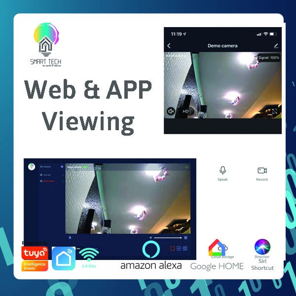 SMART TECH® Tuya wifi CCTV