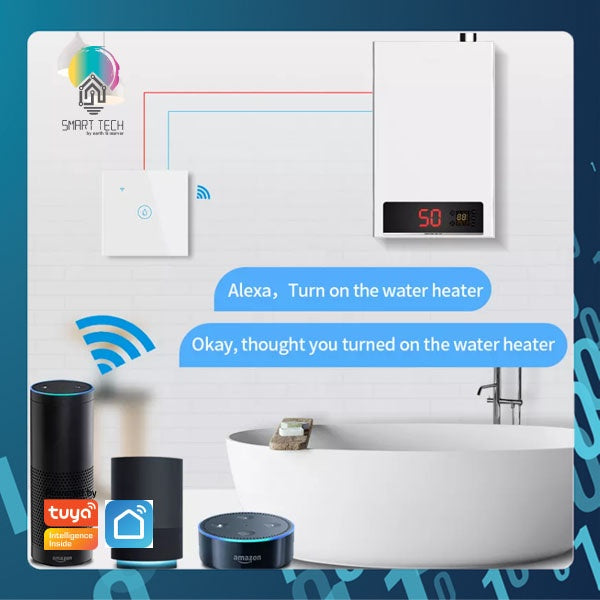 SMART TECH® Tuya Smart Water Heater WiFi 20A 4000W /Boiler 20A Switch