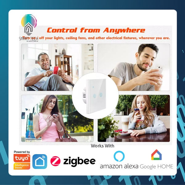 SMART TECH® Smart Switch Tuya Smartlife ZigBee