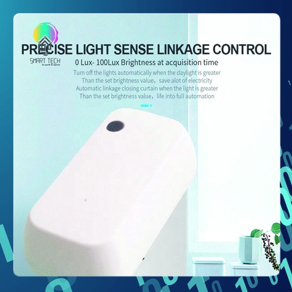 SMART TECH® Tuya / Smart life WiFi Light sensor - USB power