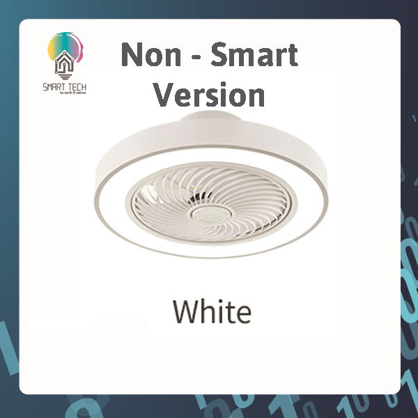 Tuya Smart Fan DC Motor 3 Blade Ceiling Fan with 3 Tone LED Light Kit and Remote Control / IOS Android Tuya Smartlife