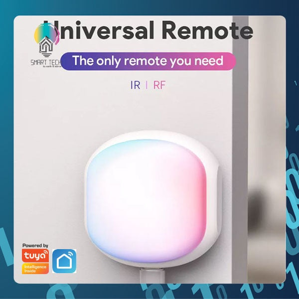 SMART TECH® Tuya Smart WiFi IR (Infra) and RF (433Mhz) along with RGB mode light USB C No hub Self learning 6000+ bran