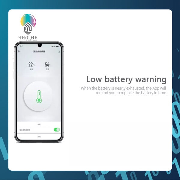 SMART TECH® Tuya Smart Room Remote Zigbee Control Humidity And Temperature Sensor Battery power Tuya Smart life