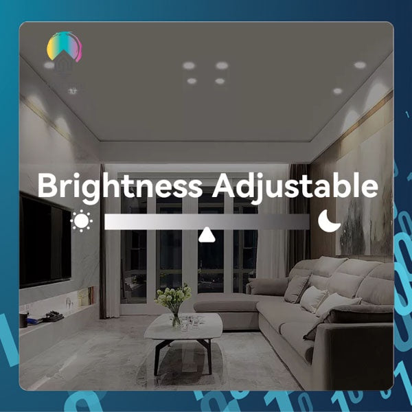 SMART TECH® Tuya Wifi / Zigbee RGBCW LED Smart Downlight Dimmable - RGB Warm white and Cool White