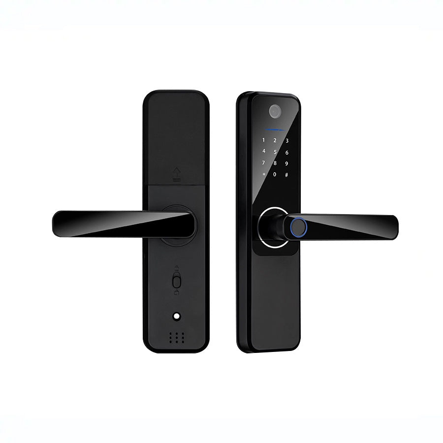 🇸🇬 SMART TECH® Tuya Cat's Eye Wifi Smart Lock SmartLife Camera Digital Door Lock IOS Android card PIN Key