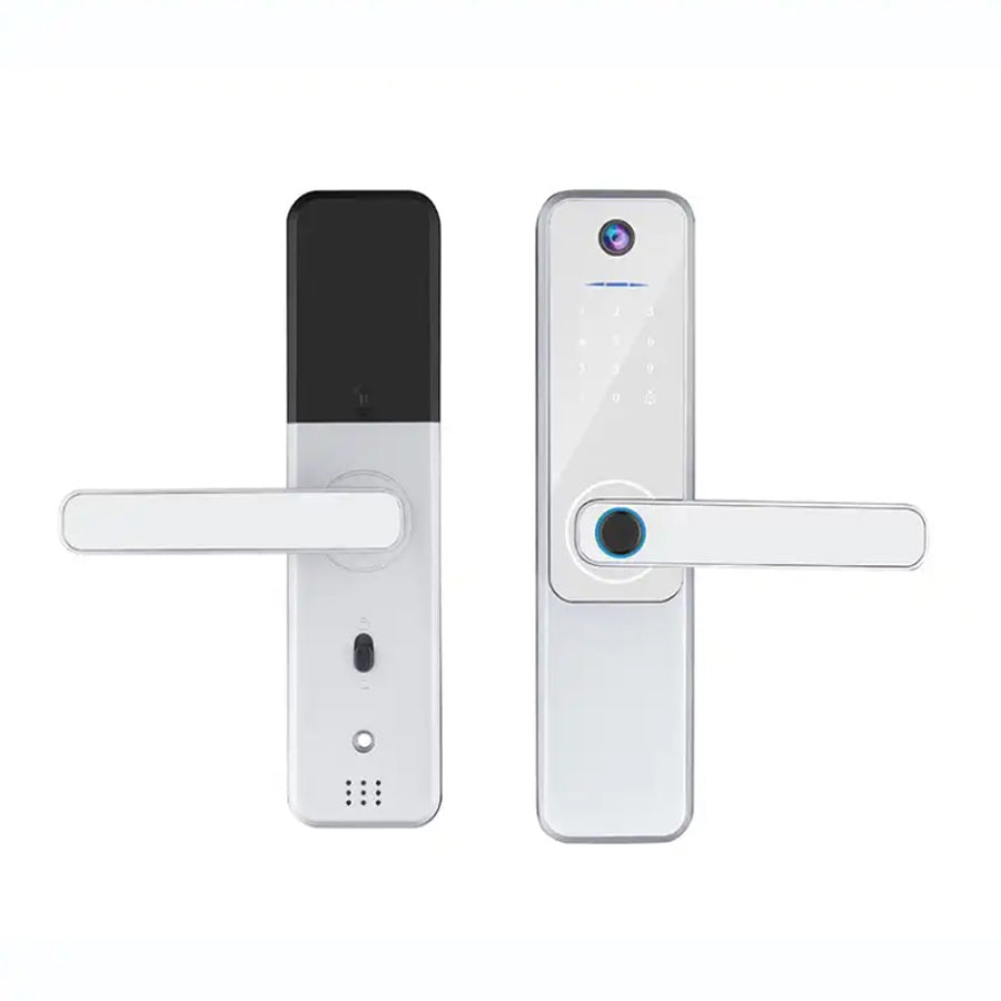 🇸🇬 SMART TECH® Tuya Cat's Eye Wifi Smart Lock SmartLife Camera Digital Door Lock IOS Android card PIN Key