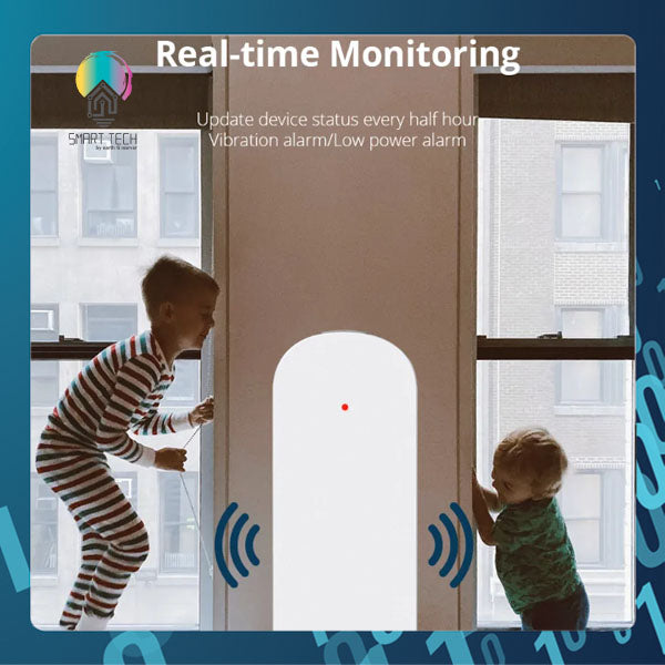 SMART TECH® Zigbee Tuya Smart Vibration Sensor