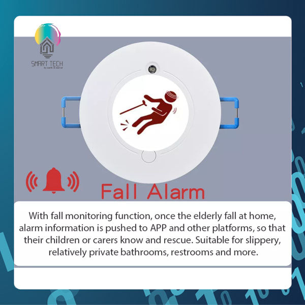 SMART TECH® Tuya Wifi or Zigbee millimeter-wave smart Human Presence Detector Ceiling mount type presence sensor
