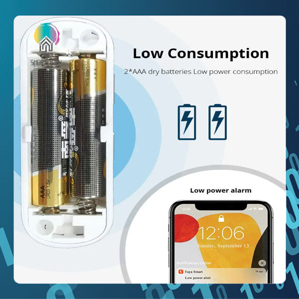 SMART TECH® Zigbee Tuya Smart Vibration Sensor
