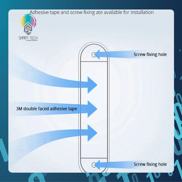SMART TECH® Zigbee Tuya Smart Vibration Sensor