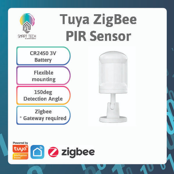 SMART TECH® Tuya ZigBee PIR Sensor / Monition Sensor