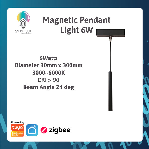 SMART TECH® Tuya Smart Zigbee Magnetic Track Light System 48VDC track and Rail Modular